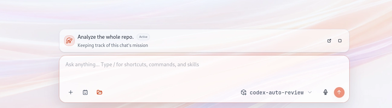 Mission Control workflow showing tasks moving from Up next to Working, Needs you, Ready to review, and Done