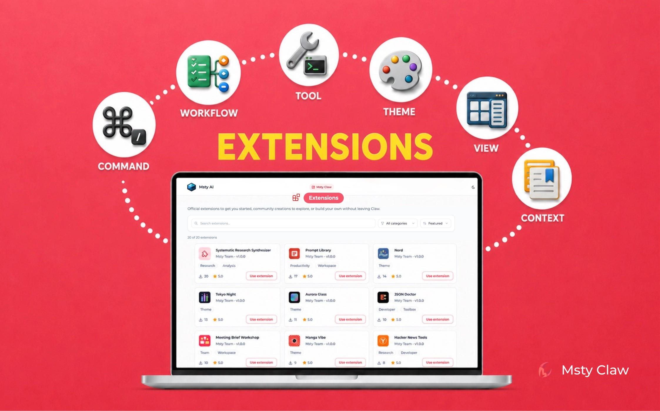 Make Msty Claw Work Your Way with Extensions