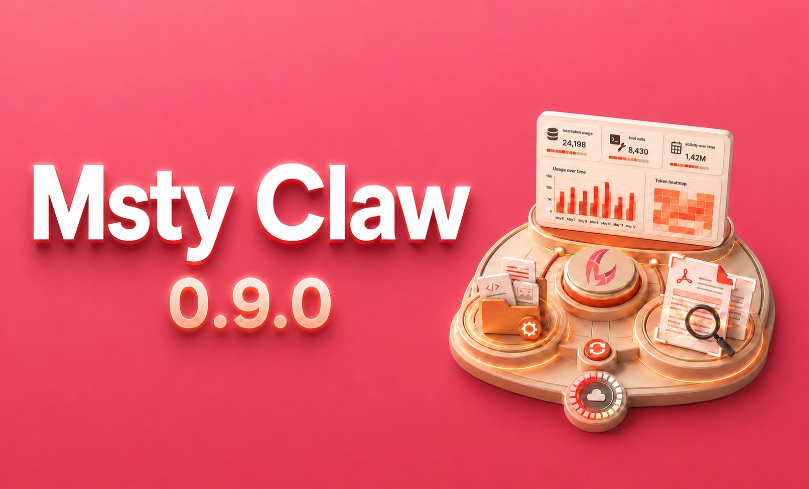Msty Claw 0.9.0: Better Usage Insights, Folder Triggers, and Local Document Parsing