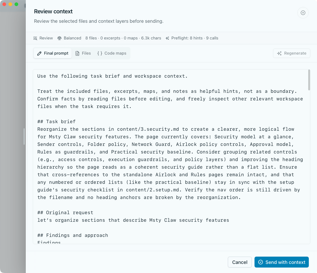 Context Scout preview